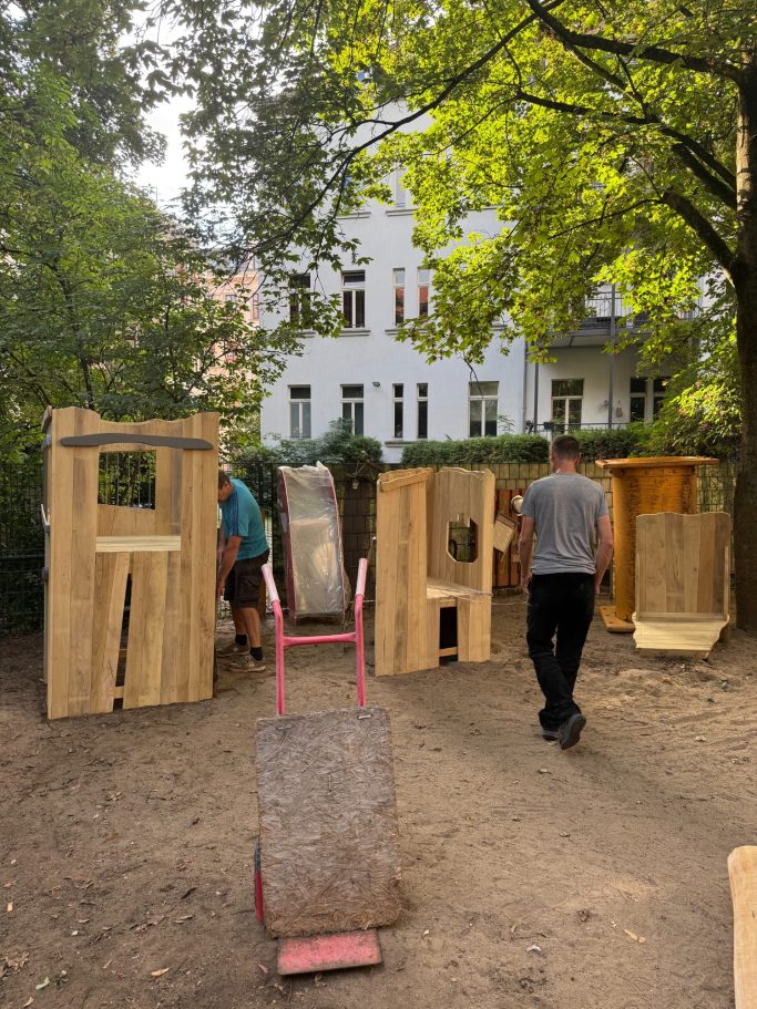 Der Aufbau startet ...